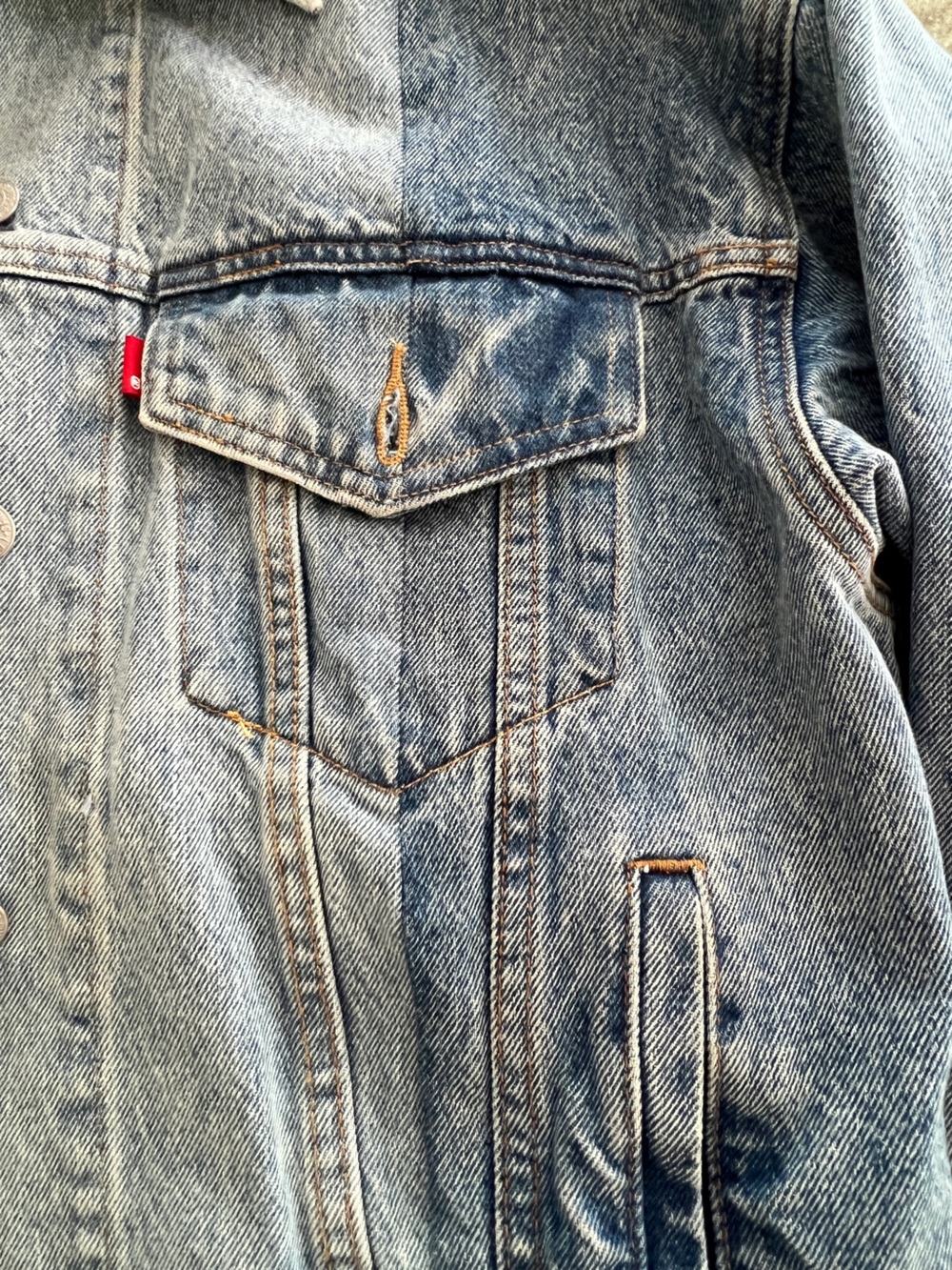 Oversized Patchwork Denim Jacket - Levi’s - Picture 8 of 8